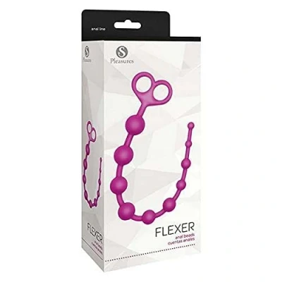 Imagen de Flexer bolas anales lilas de S Pleasures color violeta