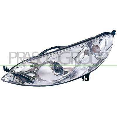 Imagen de PRASCO PG0614904 Faros izquierda H7/H1, H7, H1 transparente para circulación por la derecha con electromotor servomotor reg. alcance luces