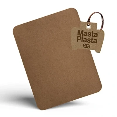 Imagen de Parche de Reparación ante autoadhesivo MastaPlasta Castaña 28 cm x 20 cm. con estándar tapicería para sofás, asientos automóvil, bolsos y más