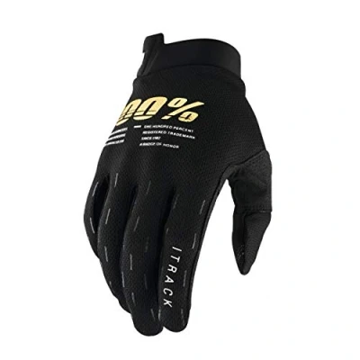 Imagen de 100% iTRACK Guantes Infantiles (Negro, pequeño)