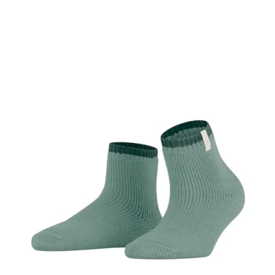 Imagen de FALKE Cosy Plush W SSO Lana Alpaca Estampado 1 Par, Calcetines Mujer, Verde (Austerity 7876), 35 38