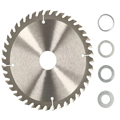 Imagen de KOTARBAU® Disco de corte para madera, 40 dientes, Ø 160 mm, cierra circular, Hoja sierra, Discos corte, Hojas sierra acero duro, Incluye 4 anillos reducción