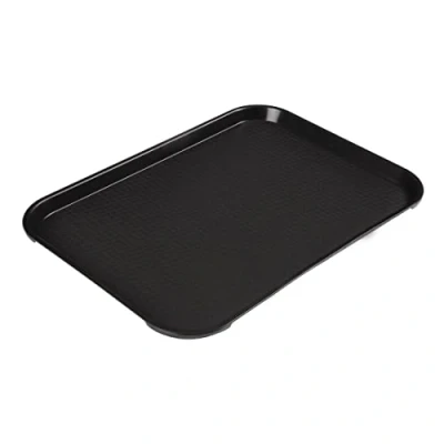 Imagen de Cambro 12 &quot;X 16&quot; negro lote de 24 bandejas comida rápida, 1216 FF 110