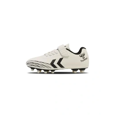 Imagen de Hummel TOP STAR F.G. Junior Unisex Botas de fútbol con tacos para niños, Talla: 24, Marshmallow Zapatos