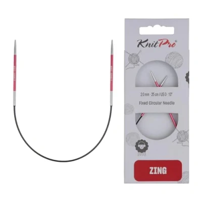 Imagen de KnitPro Agujas de tejer fijas Zing Alfileres circulares 22,5 cm x 2 mm