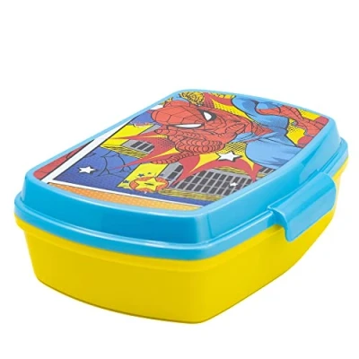 Imagen de SANDWICHERA RECTANGULAR SPIDERMAN ARACHNID GRID