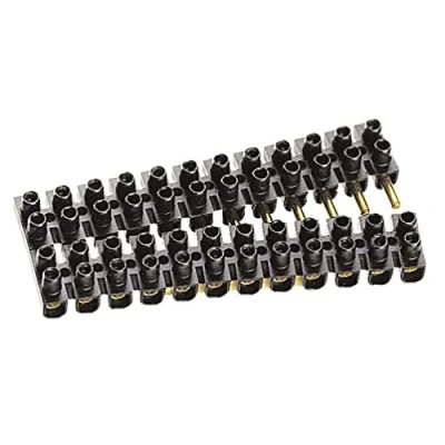 Imagen de Legrand LEG98441 Regleta de conexión (15 A 2 tornillos, 6 mm), color negro