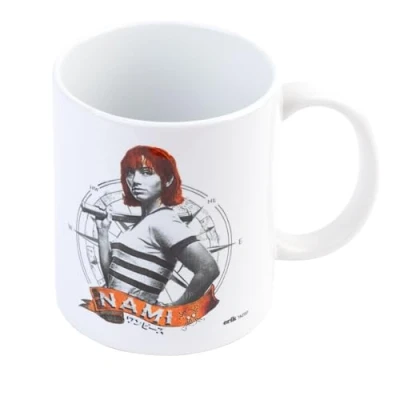 Imagen de Taza One Pieze Netflix Nami, La Gata Ladrona desayuno cerámica 350ml te café Licencia oficial