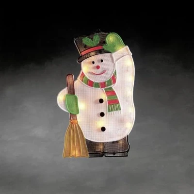 Imagen de Konstsmide Christmas Para interior Muñeco de nieve imagen ventana LED
