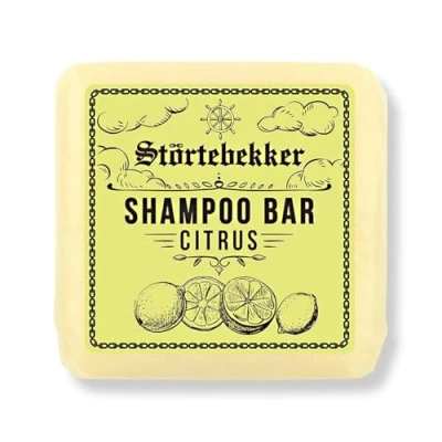 Imagen de Störtebekker® Premium Champú sólido Citrus vegano hecho a mano para hombre y mujer cuidado de ducha perfumado la piel el cabello hidratante Bar