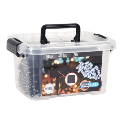 Imagen de Well home cadena de luz led solar con 400 bombillas