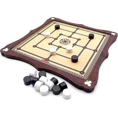Imagen de Brimtoy Nueve morris tradicional juego de mesa madera