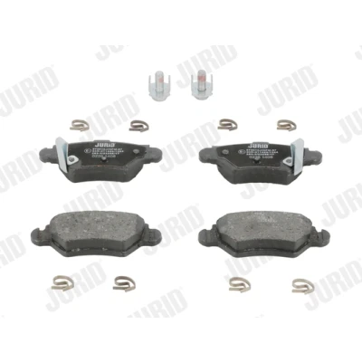 Imagen de JURID 573010J Juego de pastillas freno con avisador acústico desgaste accesorios OPEL: Corsa C Hatchback, Zafira A, Astra G CC