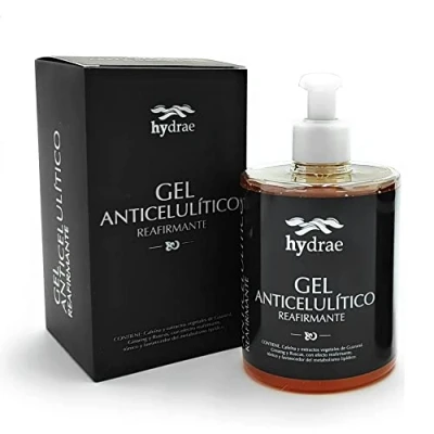 Imagen de Gel Hydrae crema adelgazante reductora anticelulitica reafirmante potente hombre mujer. Quemagrasas abdomen caderas y glúteos, anti celulitis intensivo