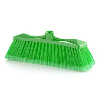 Imagen de MAYA Escoba Colors. Barrido Suave y Eficaz para Interiores. Fibras Pet Taco de Polipropileno (Verde)