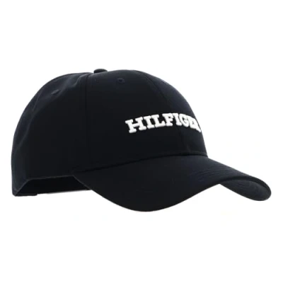 Imagen de Tommy Hilfiger Gorra de Béisbol para Hombre Montype Canvas Basecap, Azul (Space Blue), Talla Única