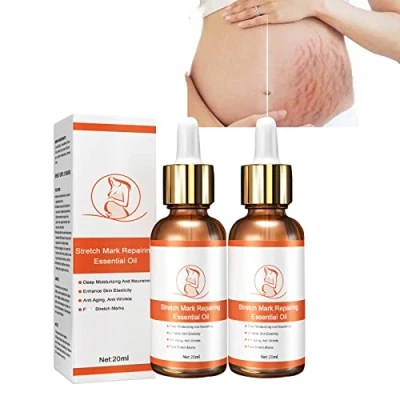Imagen de 2/3/4PCS Stretch Mark Repair Essential Oil,Stretch Oil for Pregnancy,Pregnancy to Prevent Marks,Remove Marks,For Scar Postpartum (2PCS)