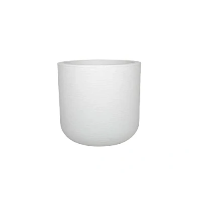 Imagen de EDA PLASTIQUE Maceta redonda 40 cm Graphit&#039;Up 32,5 L Blanco cal