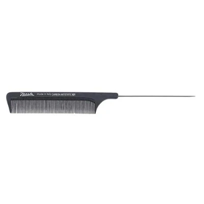 Imagen de Jäneke Peine profesional con mango de aguja 55821, carbono, aprox. 22 cm, antiestático, dentado uniforme (821)