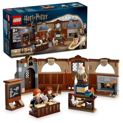 Imagen de LEGO Harry Potter Castillo de Hogwarts: Clase Encantamientos Juguete Película La Piedra Filosofal, Minifiguras Ron Weasley y Hermione Granger, Regalo para Niñas Niños 8 Años o Más 76442