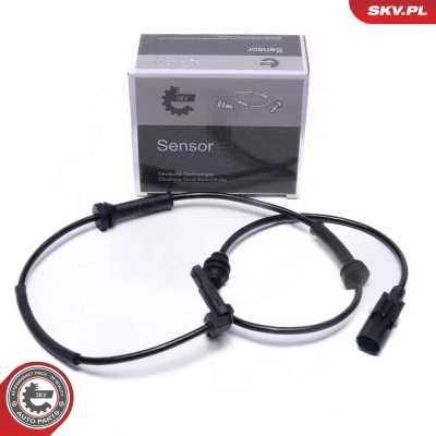 Imagen de ESEN SKV 06SKV438 Sensor de ABS eje delantero, ambos lados 2 730 815 negro Plástico FIAT: Fiorino III Furgón / Familiar