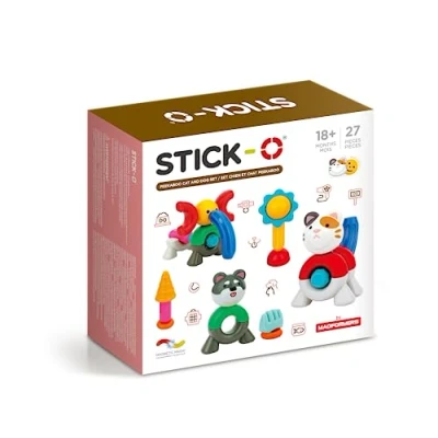 Imagen de Stick O Peekaboo Juego de gato y perro, multicolor, a partir 18 meses