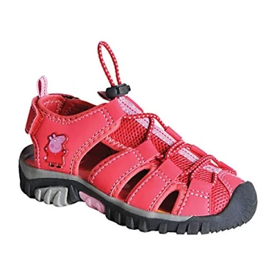 Imagen de Regatta Sandal, Sandalias Peppa Pig, Ajustables, con Malla de ventilación y protección Dedos, Bright Blush, 20 EU
