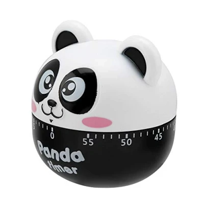 Imagen de Temporizador de Cocina mecánico, contadores manuales en Forma Panda, Cuenta Regresiva Digital, Reloj, Herramienta sincronización cocción para Hornear, cocinar