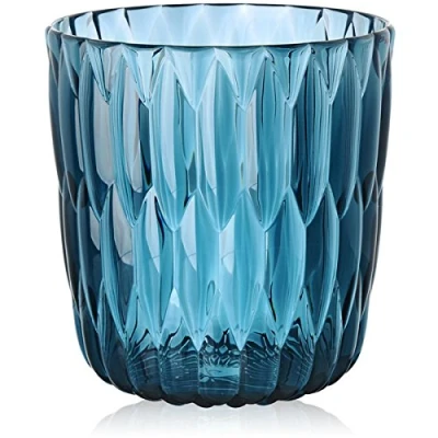 Imagen de Kartell Jelly, Jarrón, Azul, Transparente, 23,5 x 25 cm