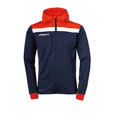 Imagen de Uhlsport Offense 23 Multi Hood Jacket Chaqueta Con Capucha Para Hombre, azul marino/rojo/blanco, 164