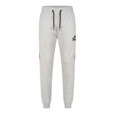 Imagen de Lonsdale Grinstead Pantalones de chándal para Hombre, Ajuste Regular, Color Gris Marl/Negro, Talla 3XL