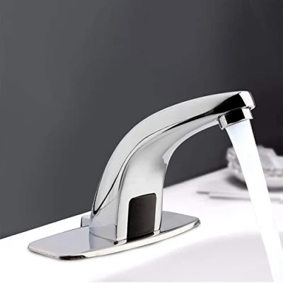 Imagen de Grifo de lavabo con sensor infrarrojo lujo manos libres cable 0,1 MPa 0,6