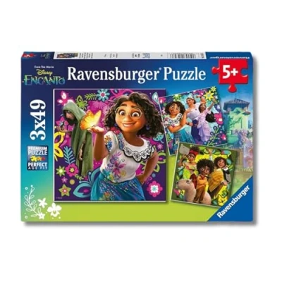 Imagen de Ravensburger Puzzle Encanto, Colección 3 x 49, de 49 Piezas, para Niños, Edad Recomendada 5+ Años