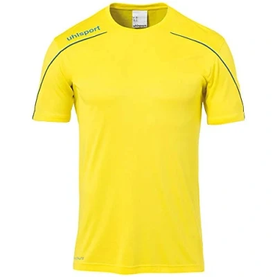 Imagen de uhlsport Stream 22 Shirt Shortsleeved Camiseta De Entrenamiento, Hombre, Lima Amarillo/Azur, 116