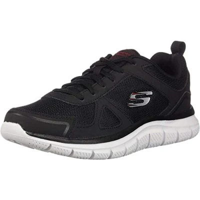 Imagen de Skechers Track Scloric, Zapatillas Hombre, Negro (Black/White), 43 EU