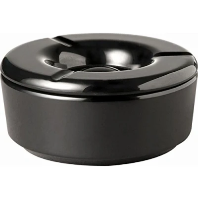 Imagen de APS 83489 Viento Cenicero CASUAL , Ø 11,5 cm, Altura: 5 de melaminaa, negro