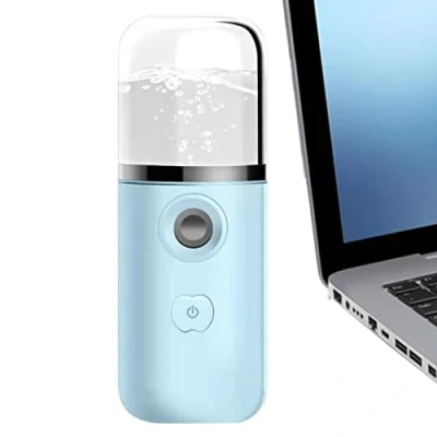 Imagen de Pulverizador nebulizador portátil nano nebulador facial portátil,Hidratante USB recargable para extensiones de pestañas, cara, cara hidratante Tongfeng