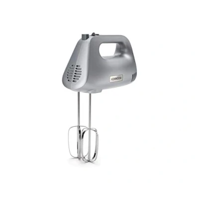 Imagen de Kenwood HMP30.A0SI Batidora eléctrica, práctica y potente, fácil de usar, 5 velocidades + pulso, incluye 2 ganchos batidores, botón liberación ganchos/batidores, potencia 450 W, plástico,