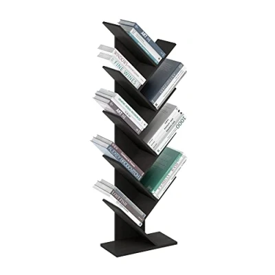 Imagen de Furinno Arbre Librería en Forma de Árbol 9 Niveles, Espresso