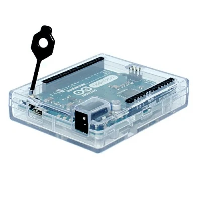 Imagen de SB Components Funda Protectora para Arduino Leonardo Clear Case, Protective Case