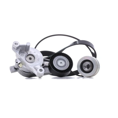 Imagen de INA 529 0468 20 Juego de correas trapeciales poli V con polea rueda libre VOLKSWAGEN: Caddy 3, Touran I, Passat B6 Berlina, SEAT: Leon II Hatchback