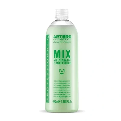 Imagen de Artero Acondicionador Mix 1L para Perros Desenredante y Volumen, Multifase Sin Aclarado