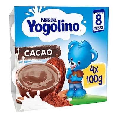 Imagen de NESTLE YOGOLINO Cacao, desde 8 meses, 4x100g