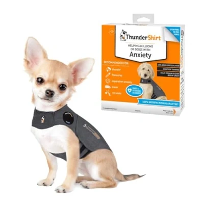 Imagen de ThunderShirt Chaleco Relajante para Perros Antiestrés, Ayuda a Reducir la ansiedad 5 Tallas XS/S/M/L/XL