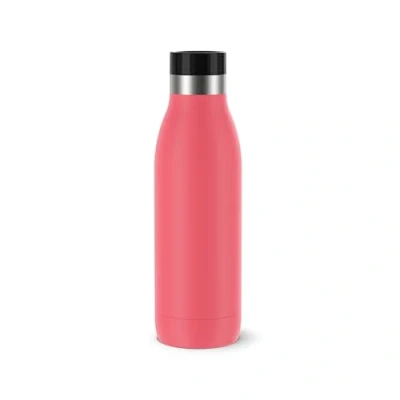 Imagen de Tefal Botella Hidratación BLUDROP 0,5L: Acero Inoxidable Reutilizable, Funda de Silicona, Sistema Quick Press, Apta Lavavajillas, Hermética, Mantiene Bebidas Calientes 12h y Frías 24h N3110410