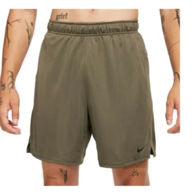 Imagen de NIKE M Nk DF Totality Knit 7&quot; Ul Pantalones Cortos, 222 Medium Olive/Black/Medium Olive, 38 para Hombre