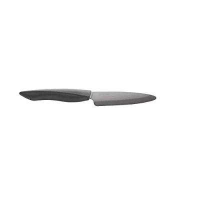 Imagen de Kyocera ZK de 110 BK Shin Cuchillo para frutas y verduras, cerámica, Negro, 22,4 x 2,7 1,7 cm fruta verdura 23,9 2 2,8 Negro