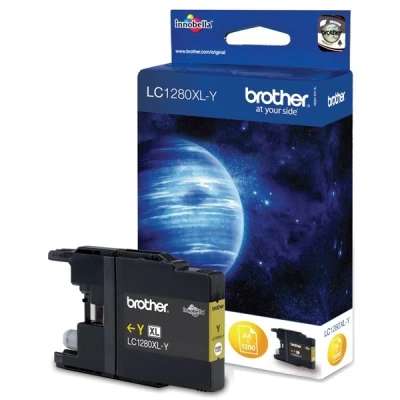 Imagen de Brother LC1280XL Y Cartucho de tinta para impresoras (Amarillo, Alto, 1200 páginas)