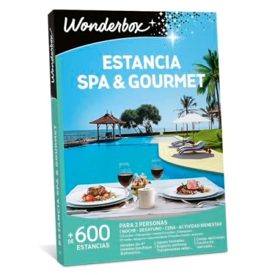 Imagen de Wonderbox Caja Regalo ESTANCIA SPA &amp; GOURMET 1.000 hoteles para dos personas