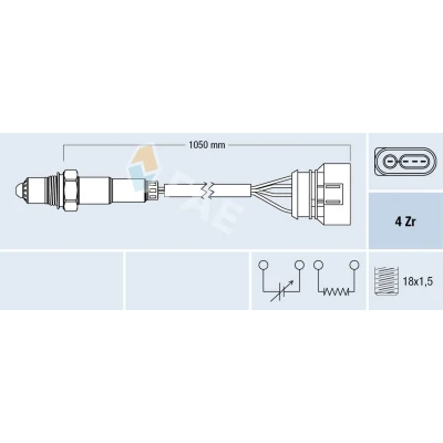 Imagen de Sonda lambda FAE 77134